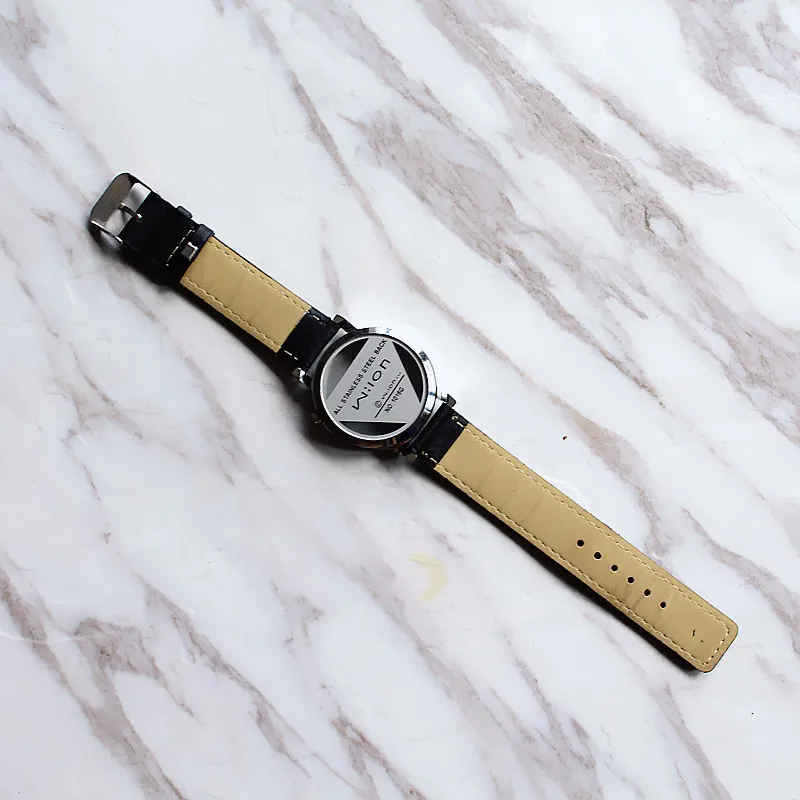 Triangle Watch for Women/Men - Unique Harajuku Style, Double-Sided Cut Out, Korean Trend, Fashionable Wristwatch for Students, Couples, Stylish Timepiece showcase 18