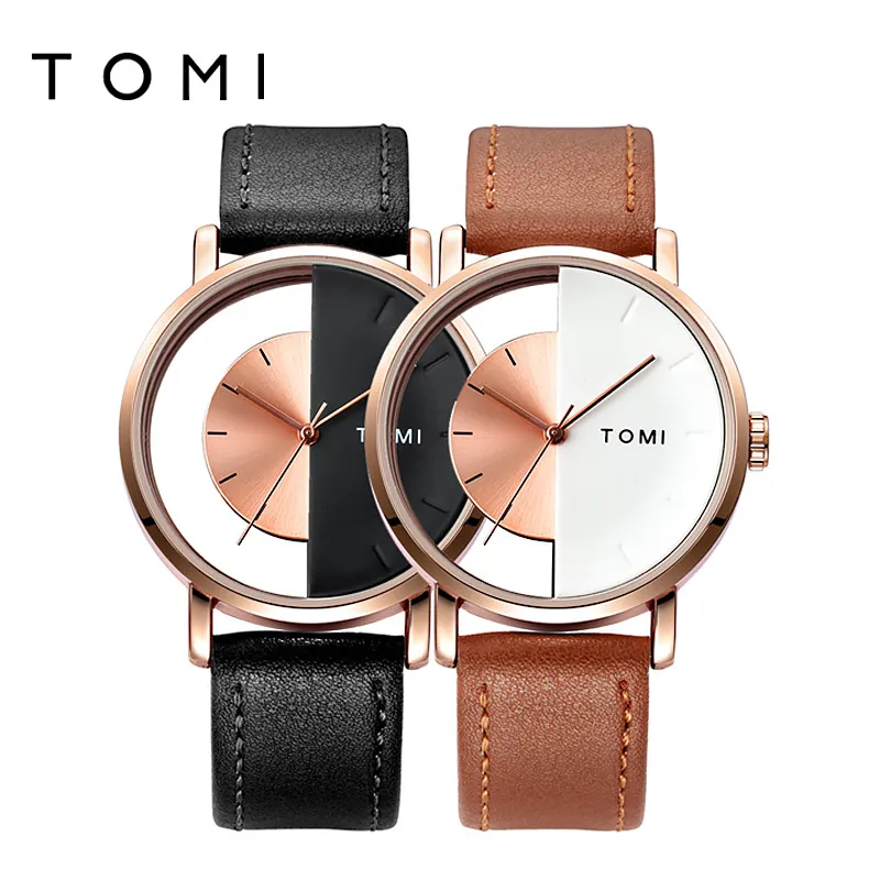 TOMI Women's Hollow Design Quartz Watch - Korean Style Casual Fashion Wristwatch for Ladies and Girls thumbnail 5