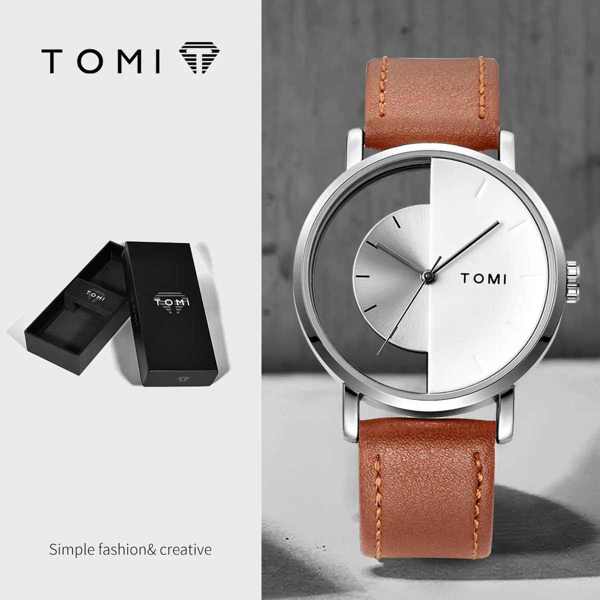 TOMI Women's Hollow Design Quartz Watch - Korean Style Casual Fashion Wristwatch for Ladies and Girls thumbnail 10