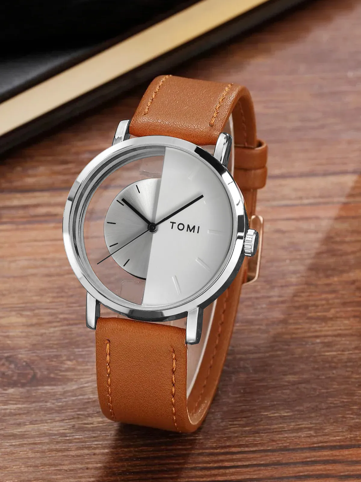TOMI Women's Hollow Design Quartz Watch - Korean Style Casual Fashion Wristwatch for Ladies and Girls showcase 17