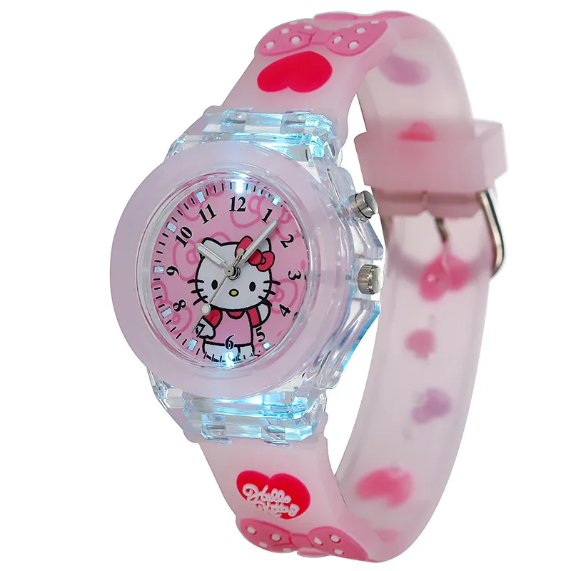 Kids Cartoon Silicone Watch - Cute Luminous Quartz Wristwatch for Boys and Girls - Fun Party Favors and Children's Gifts thumbnail 6