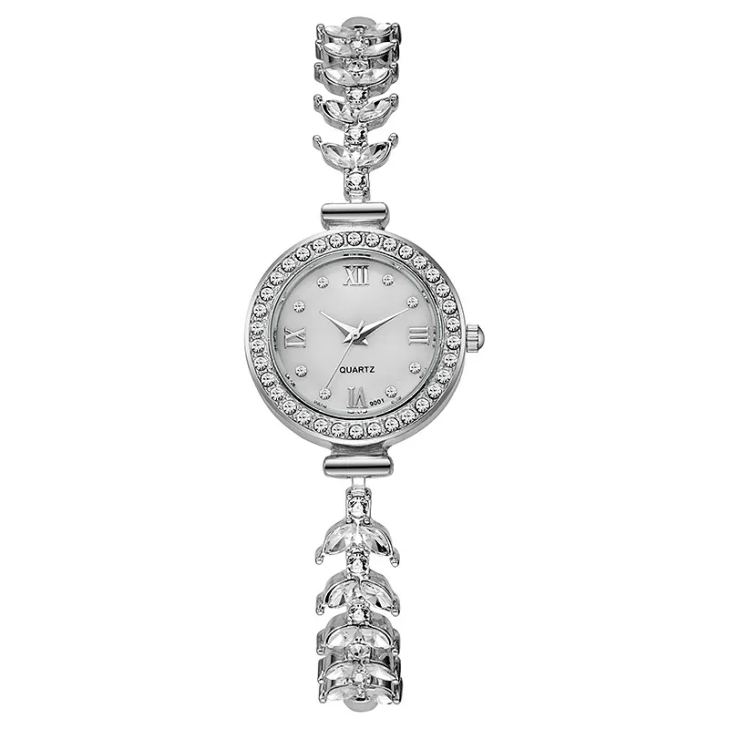 Women's Fashion Diamond Watch - Elegant Round Dial, Waterproof, Luxury Design, Stylish Wristwatch for Ladies thumbnail 6