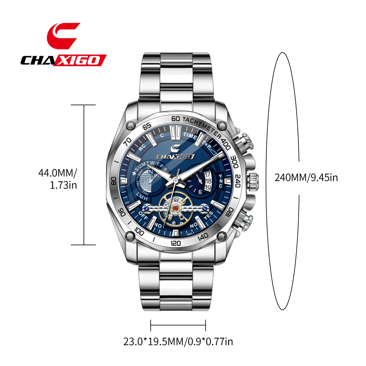 Men's Swiss Brand Luminous Quartz Watch - Fashionable Wristwatch for Men - AliExpress Cross-border Commerce - Stylish and Durable Timepiece thumbnail 4