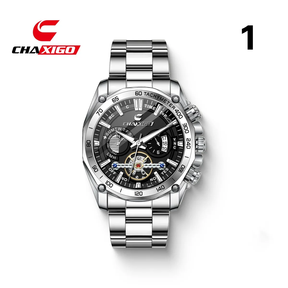 Men's Swiss Brand Luminous Quartz Watch - Fashionable Wristwatch for Men - AliExpress Cross-border Commerce - Stylish and Durable Timepiece thumbnail 8