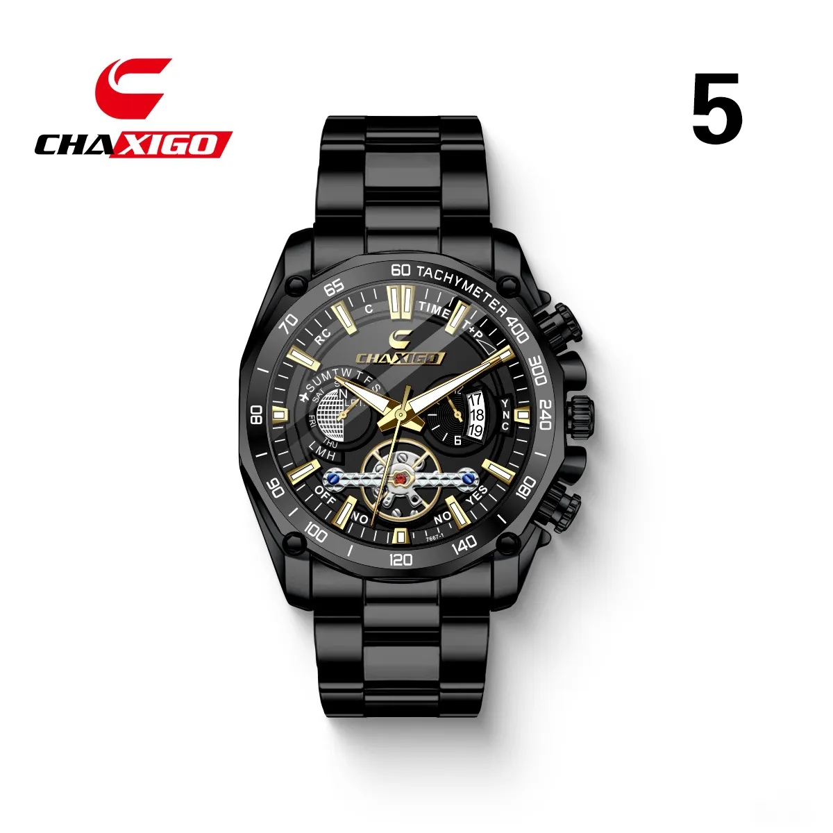 Men's Swiss Brand Luminous Quartz Watch - Fashionable Wristwatch for Men - AliExpress Cross-border Commerce - Stylish and Durable Timepiece thumbnail 7