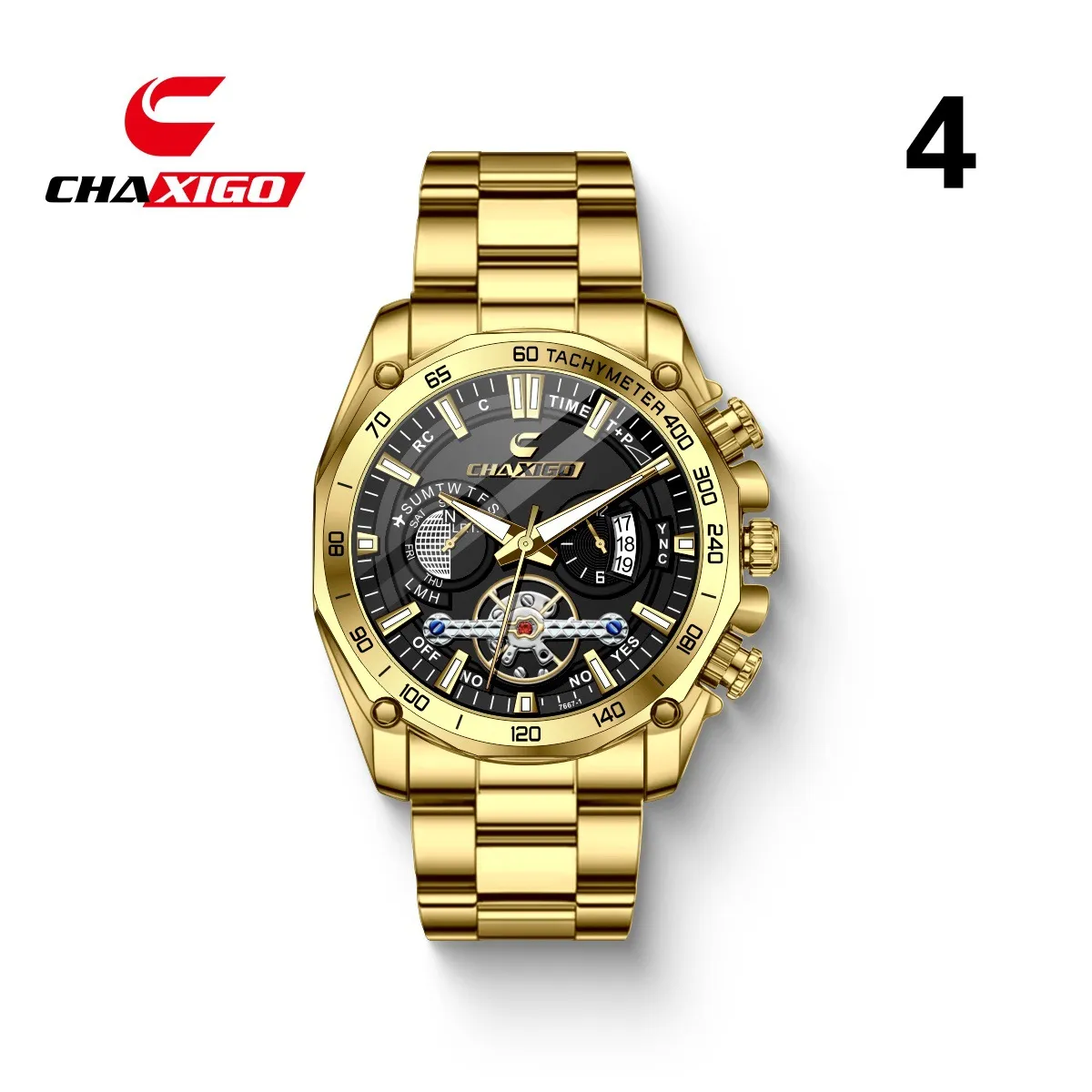 Men's Swiss Brand Luminous Quartz Watch - Fashionable Wristwatch for Men - AliExpress Cross-border Commerce - Stylish and Durable Timepiece thumbnail 9