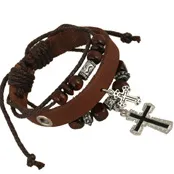 Women's Genuine Leather Bracelet Watch with Five-Pointed Star Charm - Elegant Retro Cowhide Jewelry Wristwatch for Students and Fashionable Women showcase 4
