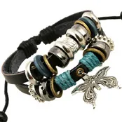 Women's Genuine Leather Bracelet Watch with Five-Pointed Star Charm - Elegant Retro Cowhide Jewelry Wristwatch for Students and Fashionable Women showcase 7