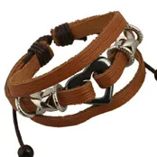 Women's Genuine Leather Bracelet Watch with Five-Pointed Star Charm - Elegant Retro Cowhide Jewelry Wristwatch for Students and Fashionable Women showcase 11