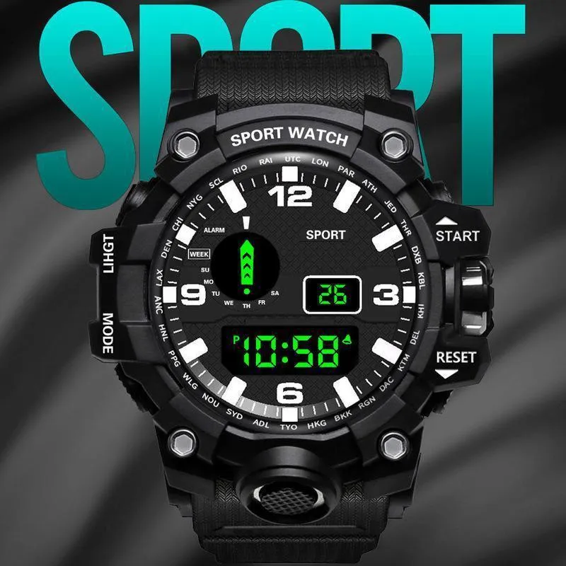 Multifunctional Outdoor Sports Watch for Men, Women, and Students - Electronic, Waterproof, Running, Wholesale Amazon Hot Seller thumbnail 2