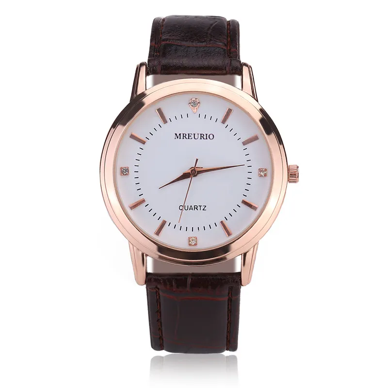 Couple's Quartz Wrist Watch Set for Men and Women - Stylish Leather Band, Casual Design, Perfect for Everyday Wear, Wholesale Available thumbnail 5