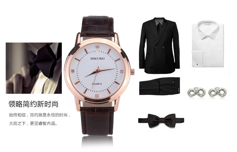 Couple's Quartz Wrist Watch Set for Men and Women - Stylish Leather Band, Casual Design, Perfect for Everyday Wear, Wholesale Available showcase 17