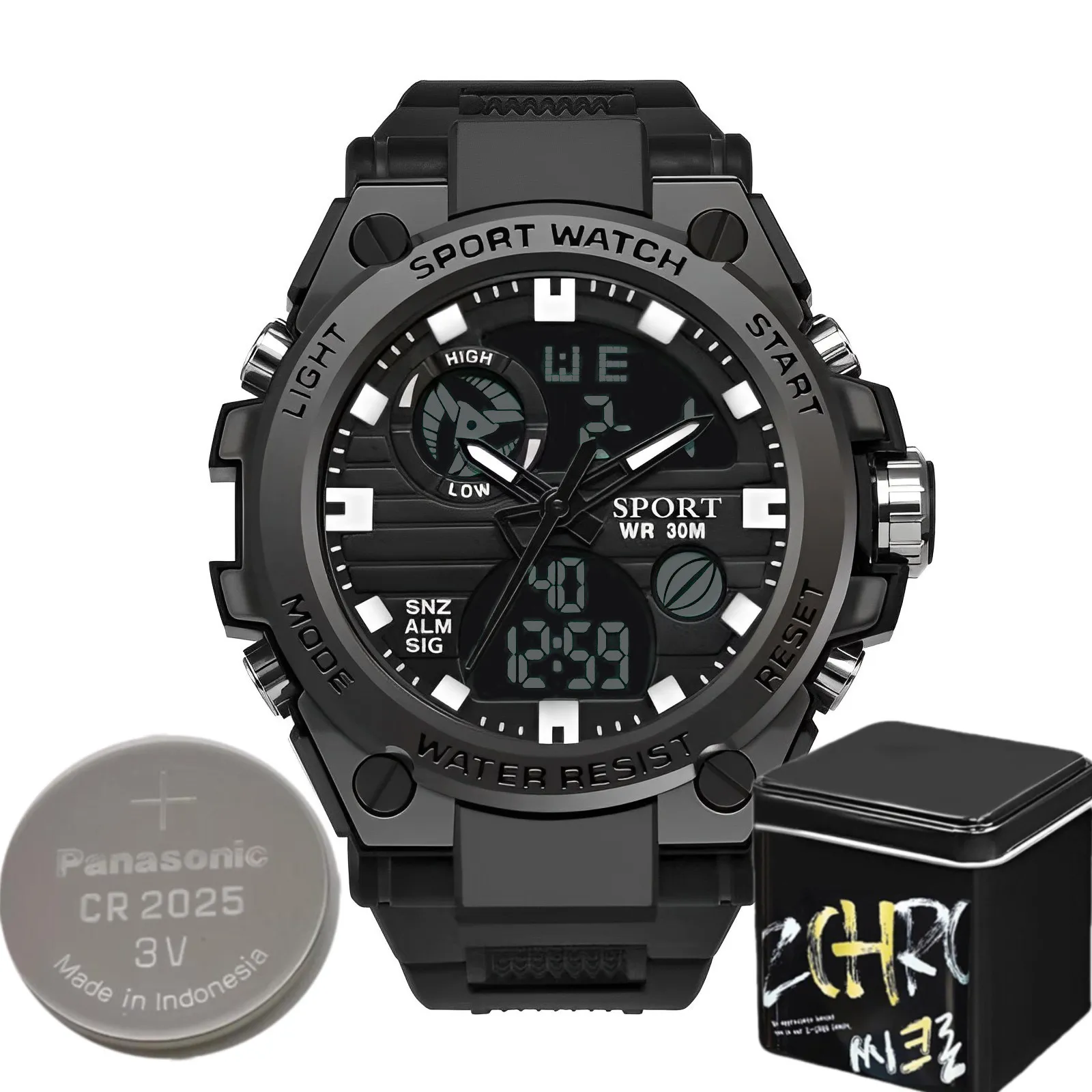 Men's Fashion Sports Watch - Waterproof Luminous Wristwatch for Casual and Outdoor Activities - Wholesale Available thumbnail 7
