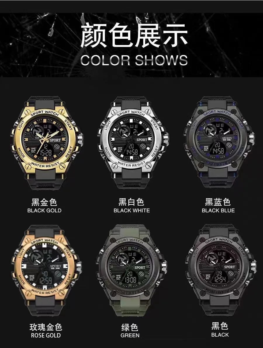 Men's Fashion Sports Watch - Waterproof Luminous Wristwatch for Casual and Outdoor Activities - Wholesale Available showcase 10