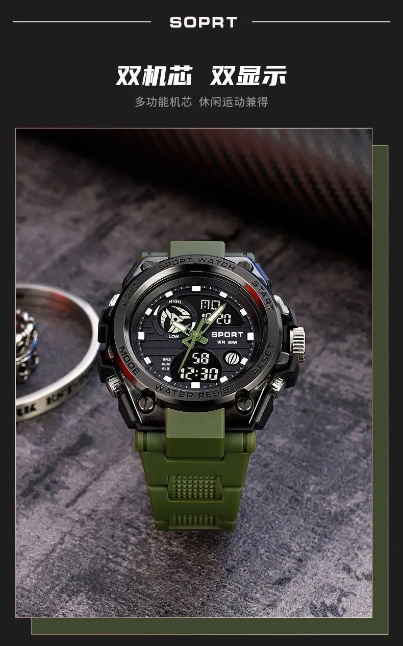 Men's Fashion Sports Watch - Waterproof Luminous Wristwatch for Casual and Outdoor Activities - Wholesale Available showcase 16