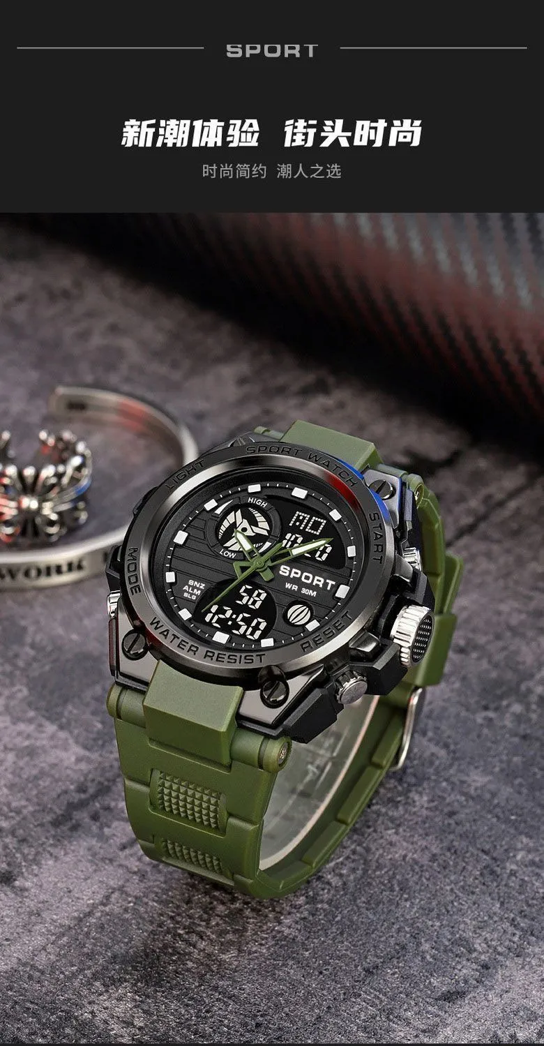 Men's Fashion Sports Watch - Waterproof Luminous Wristwatch for Casual and Outdoor Activities - Wholesale Available showcase 19