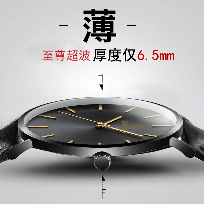 Men's Stainless Steel Mesh Strap Quartz Watch - Ultra Thin Waterproof Wristwatch - Business Casual Style - Wholesale Direct Sale thumbnail 3