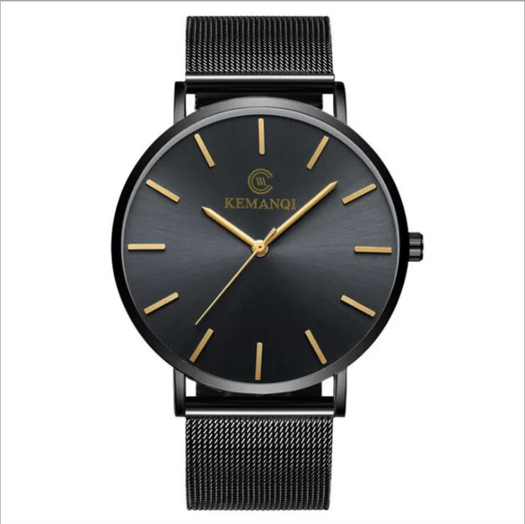 Men's Stainless Steel Mesh Strap Quartz Watch - Ultra Thin Waterproof Wristwatch - Business Casual Style - Wholesale Direct Sale thumbnail 1
