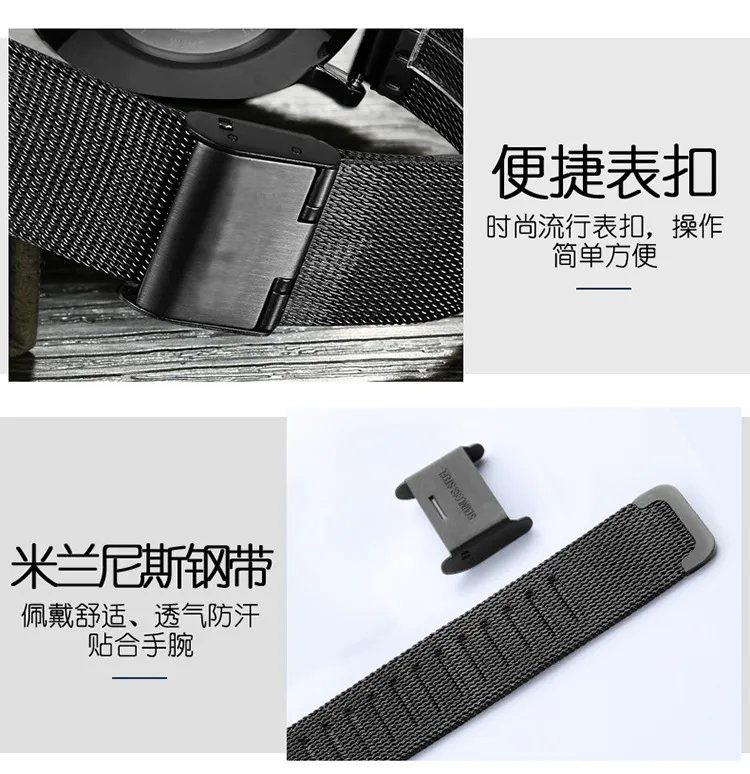 Men's Stainless Steel Mesh Strap Quartz Watch - Ultra Thin Waterproof Wristwatch - Business Casual Style - Wholesale Direct Sale showcase 18
