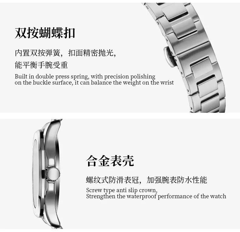 Nibosi Men's Multifunctional Quartz Watch - Luminous Waterproof Wristwatch for Business Casual Wear - Wholesale Available showcase 12