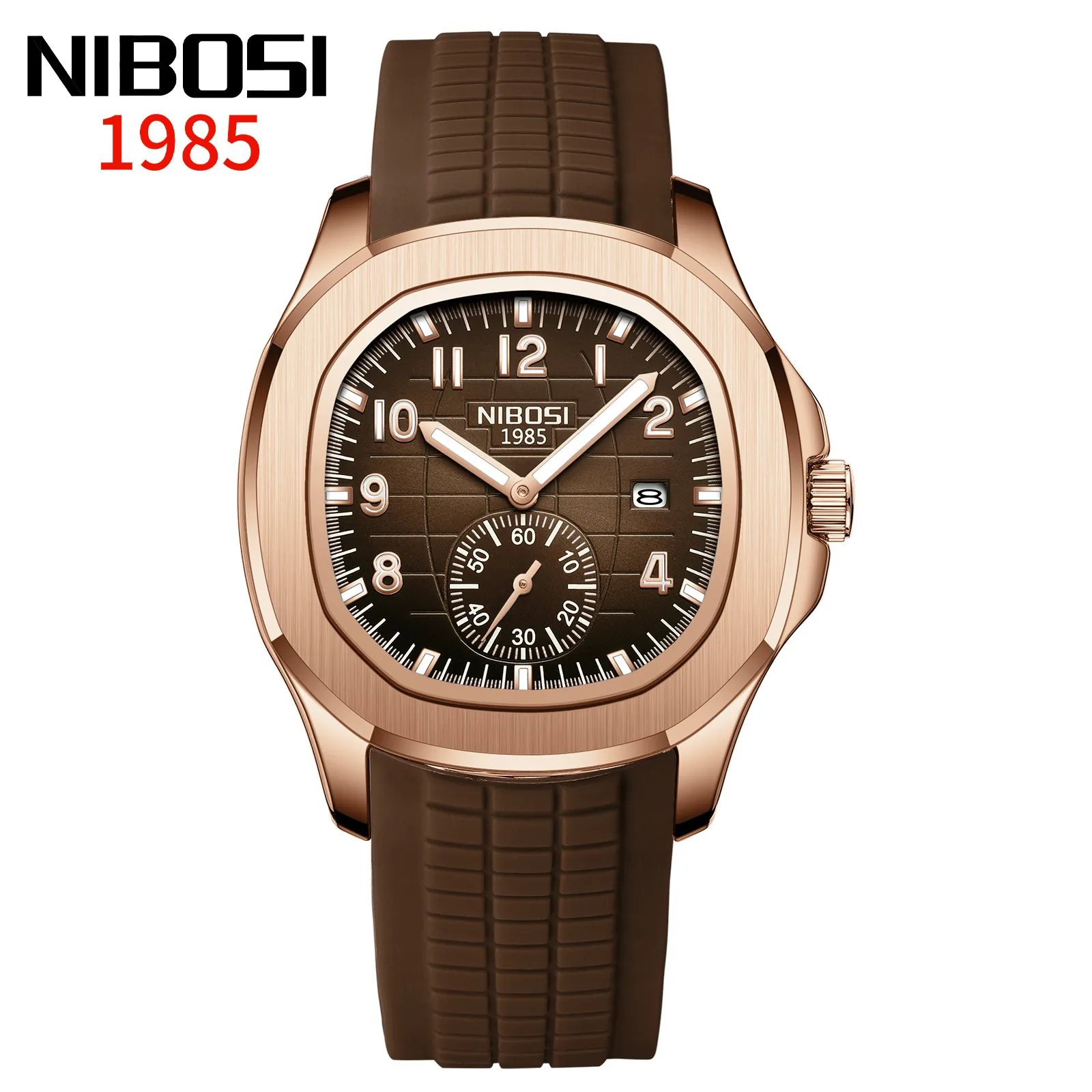 Nibosi Men's Multifunctional Quartz Watch - Luminous Waterproof Wristwatch for Business Casual Wear - Wholesale Available thumbnail 9