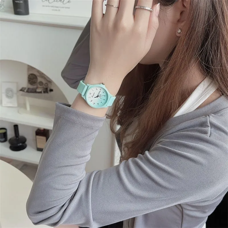 Women's Sweet Milk Style Watch, Japanese Soft Girl Aesthetic, High-Value Exam Pointer Watch for Junior and Senior High School Students thumbnail 6