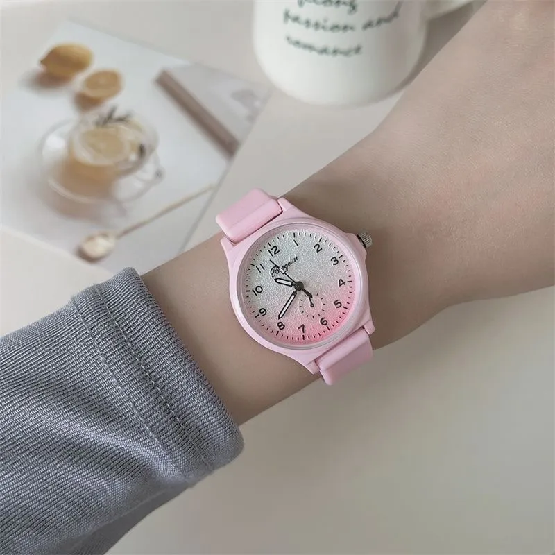 Women's Sweet Milk Style Watch, Japanese Soft Girl Aesthetic, High-Value Exam Pointer Watch for Junior and Senior High School Students thumbnail 9