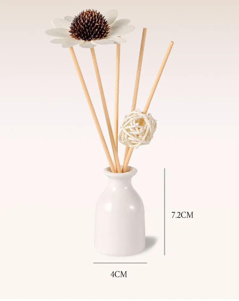 Lavender Essential Oil Diffuser Set - Fireless Aromatherapy with Rattan Reeds & Ceramic Holder - Wholesale Customizable Perfume Diffuser for Home Fragrance showcase 20