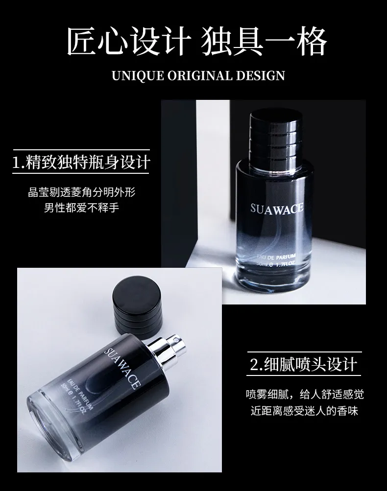 HIYES Wild Men's Cologne - Long Lasting Light Fragrance with Marine & Wooden Notes - Fresh Natural Scent for Daily Wear - Wholesale Available showcase 5