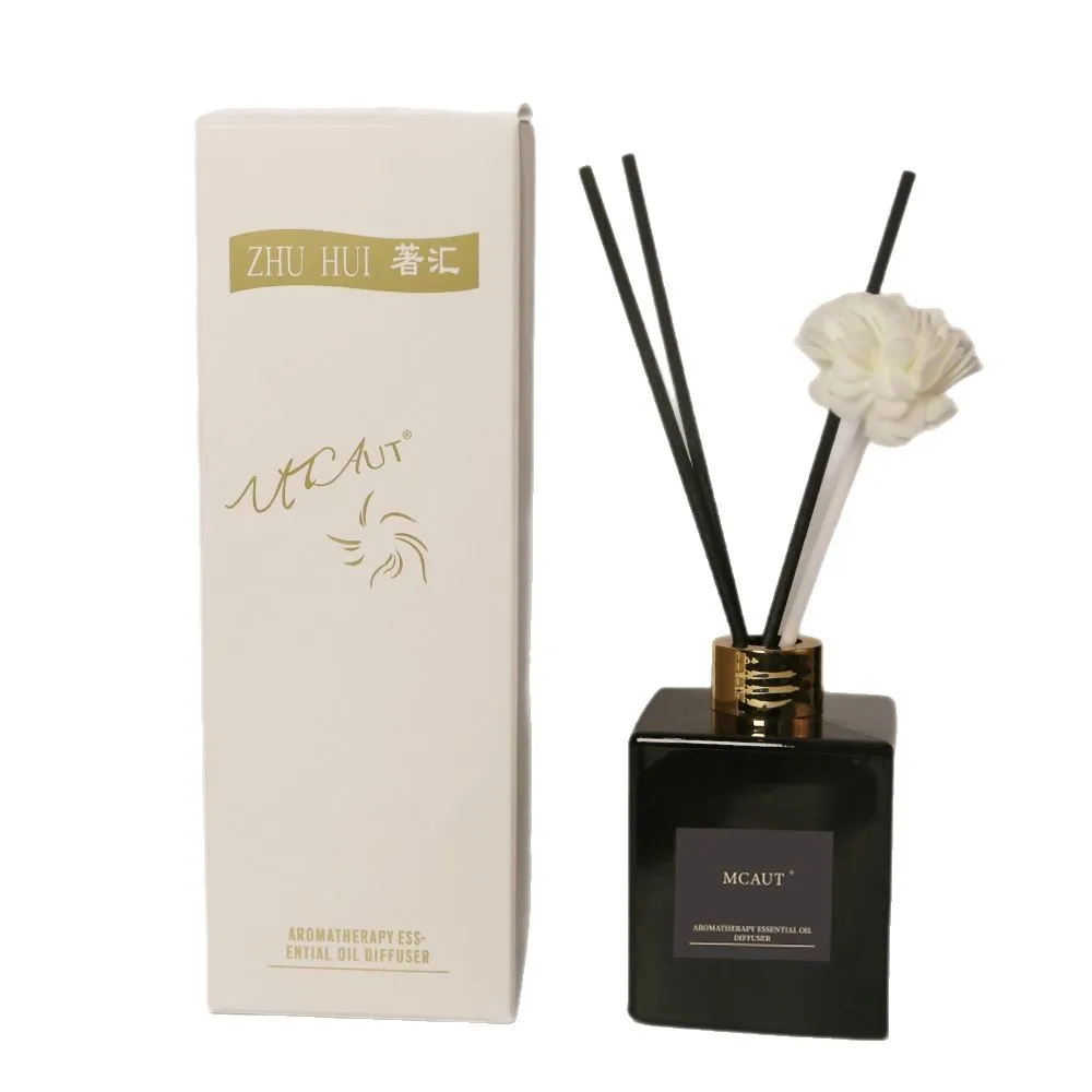 Aromatherapy Diffuser Set - 200ml Large Capacity Long-Lasting Reed Diffuser for Bedroom, Living Room, Office - Gardenia Scent, Fireless Fragrance, Home Air Freshener thumbnail 4