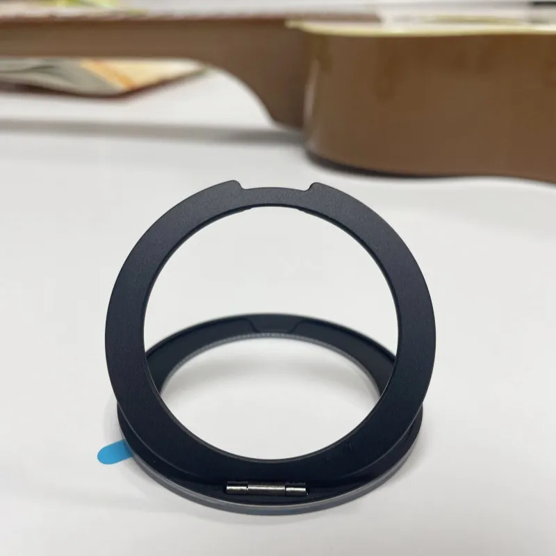 Magnetic Phone Ring Holder 360° Rotating Finger Grip Stand - Ultra-Thin Adhesive Back - Universal Phone Mount for Car, Desk, Home thumbnail 7