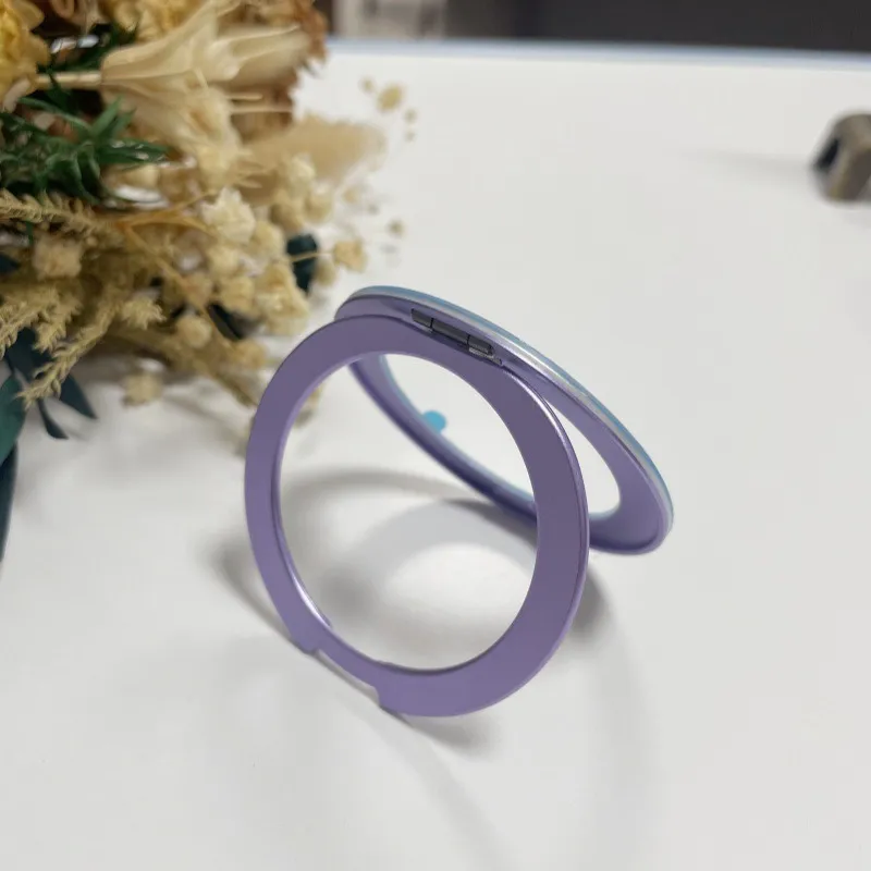 Magnetic Phone Ring Holder 360° Rotating Finger Grip Stand - Ultra-Thin Adhesive Back - Universal Phone Mount for Car, Desk, Home showcase 5