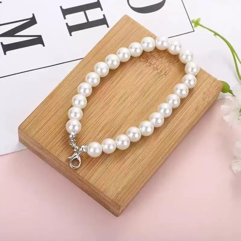 Pearl Keychain Pendant for Women Girls - Handmade Imitation Pearl Bag Charm, Headphone Hanging Chain, Mobile Phone Case Accessories - Wholesale Available showcase 7