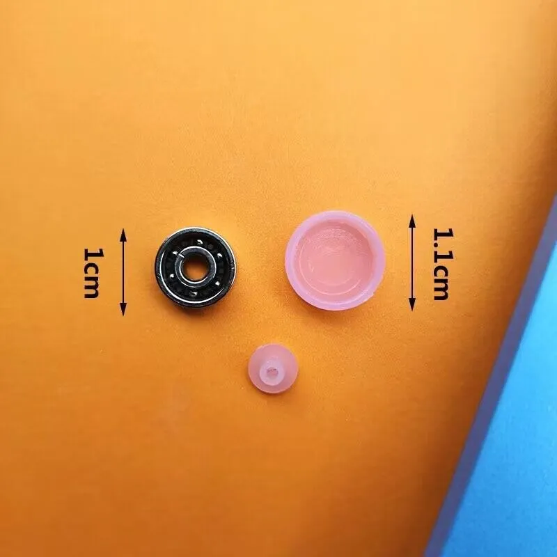 Miniature Rotating Bearings for Phone Case Decoration, DIY Crafts, and Small Windmills - Tiny Steel Bearings for Handmade Projects showcase 1