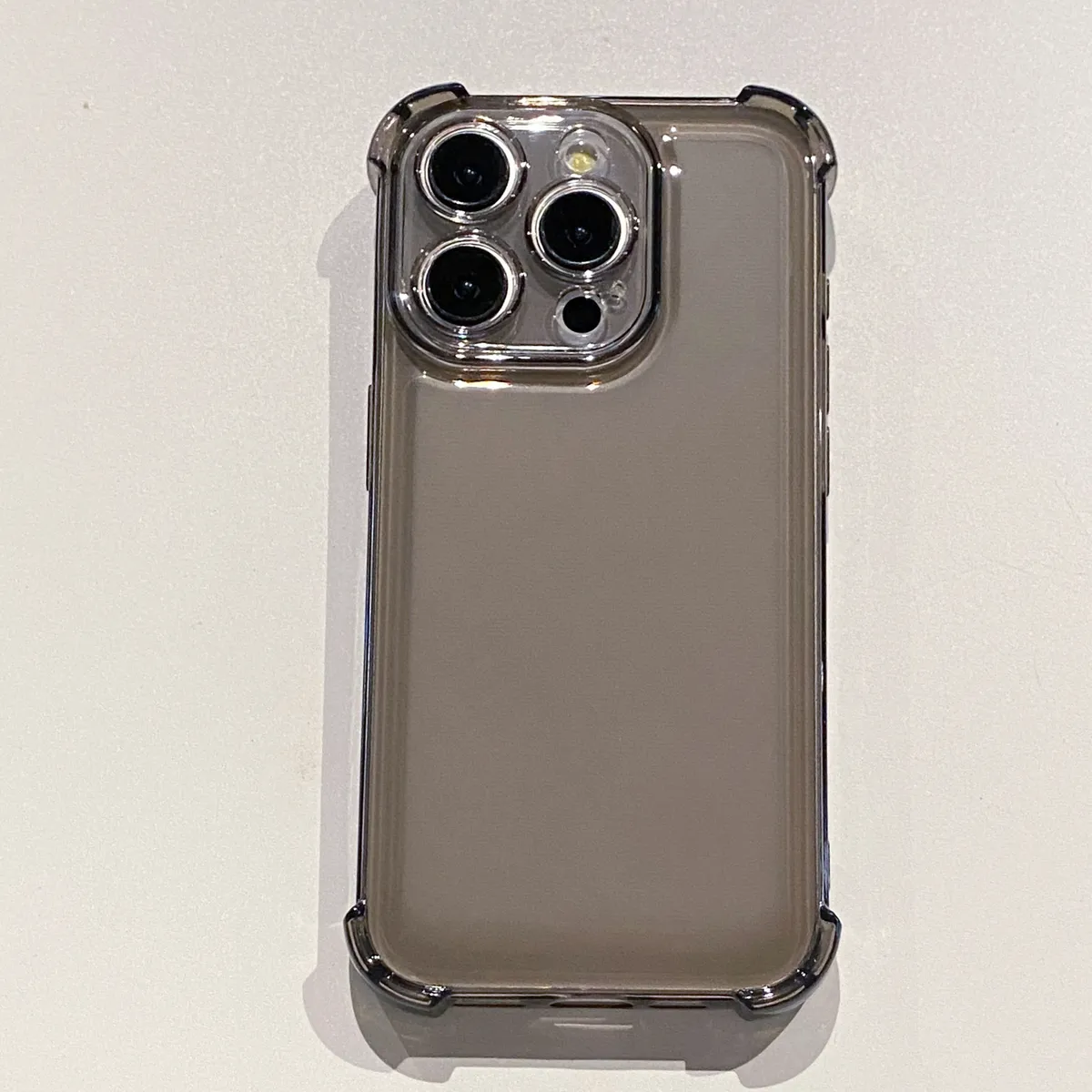 iPhone 15 Pro Max/16/16E/17 Transparent Phone Case: Shockproof, Airbag Corners, Protective Space Shell for Apple iPhones showcase 5