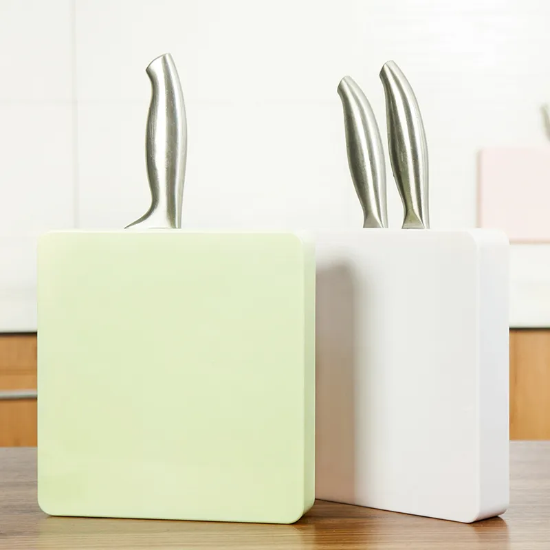 Wall Mounted Kitchen Knife Holder Organizer - Stainless Steel Knife Rack Storage Shelf for Knives, Utensils, and Kitchen Supplies - Space Saving Design thumbnail 3