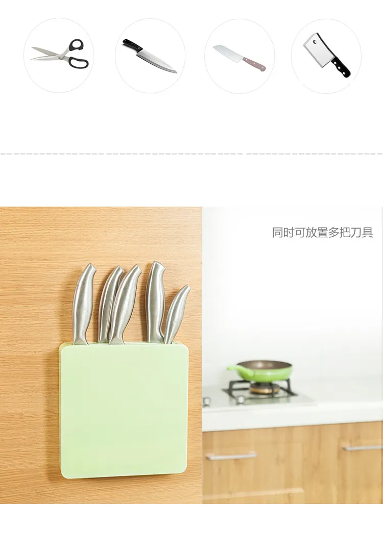 Wall Mounted Kitchen Knife Holder Organizer - Stainless Steel Knife Rack Storage Shelf for Knives, Utensils, and Kitchen Supplies - Space Saving Design showcase 5