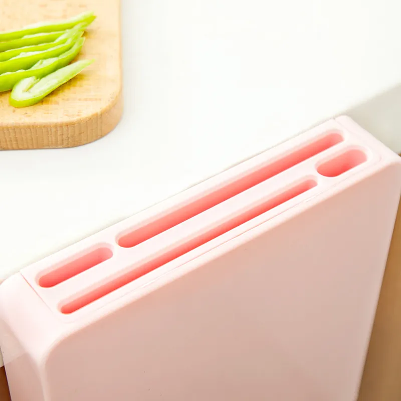 Wall Mounted Kitchen Knife Holder Organizer - Stainless Steel Knife Rack Storage Shelf for Knives, Utensils, and Kitchen Supplies - Space Saving Design thumbnail 2