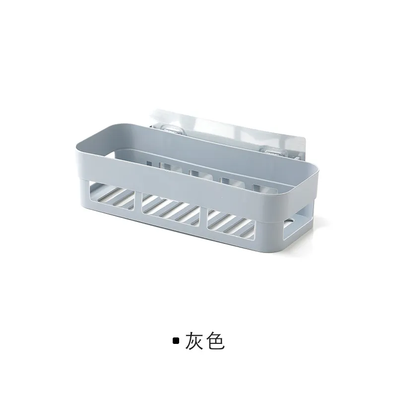 Bathroom Storage Rack Wall Mounted Suction Cup Organizer - Toiletries, Hand Washing, Non-Punching Installation - Space Saving Bathroom Shelf thumbnail 8