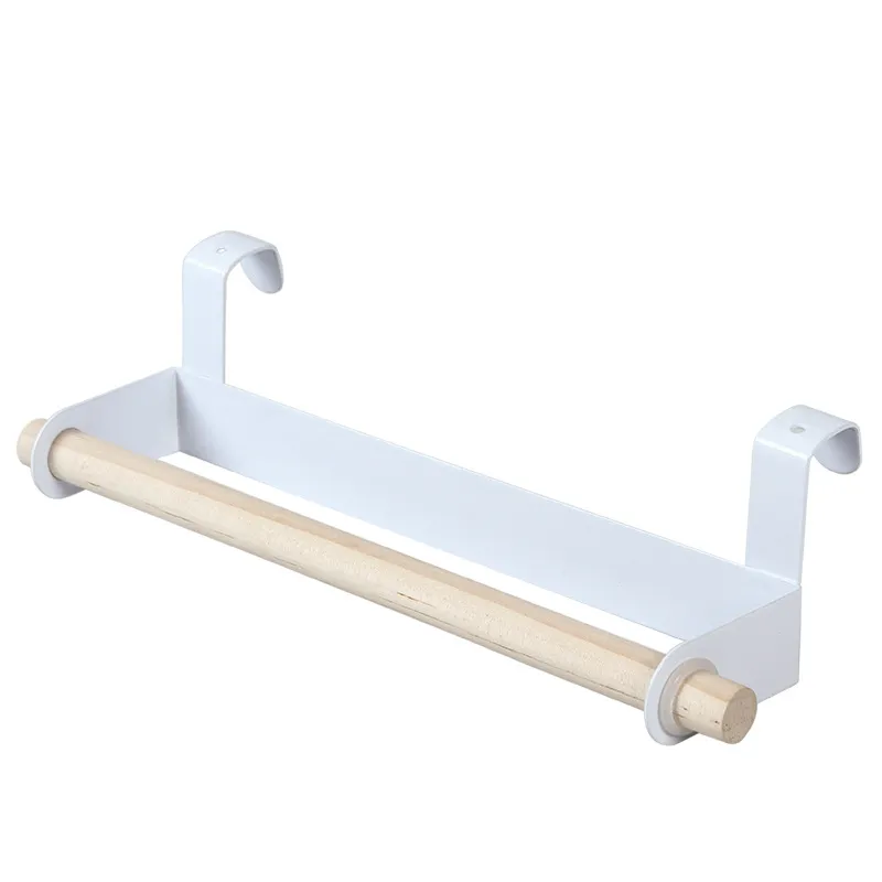 Over-the-Door Towel Rack Organizer - Punch-Free Kitchen & Bathroom Storage - Thickened Rag Holder - Space Saving Hanging Towel Bar thumbnail 6