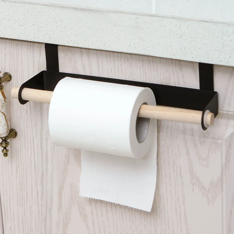 Over-the-Door Towel Rack Organizer - Punch-Free Kitchen & Bathroom Storage - Thickened Rag Holder - Space Saving Hanging Towel Bar thumbnail 1