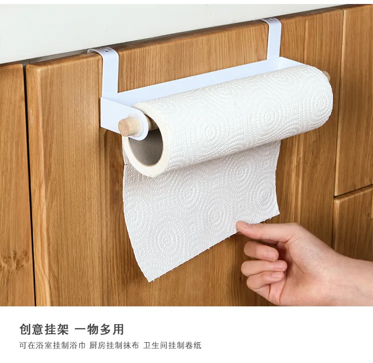 Over-the-Door Towel Rack Organizer - Punch-Free Kitchen & Bathroom Storage - Thickened Rag Holder - Space Saving Hanging Towel Bar showcase 19
