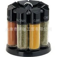 Rotating Spice Rack Organizer with Glass Spice Jars - Airtight Seasoning Container Set for Kitchen, Restaurant, and Home Use - Moisture-Proof Spice Storage Solution showcase 10