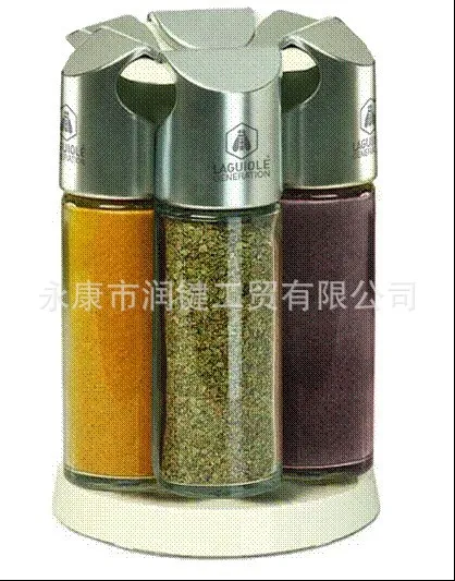 Rotating Spice Rack Organizer with Glass Spice Jars - Airtight Seasoning Container Set for Kitchen, Restaurant, and Home Use - Moisture-Proof Spice Storage Solution showcase 11