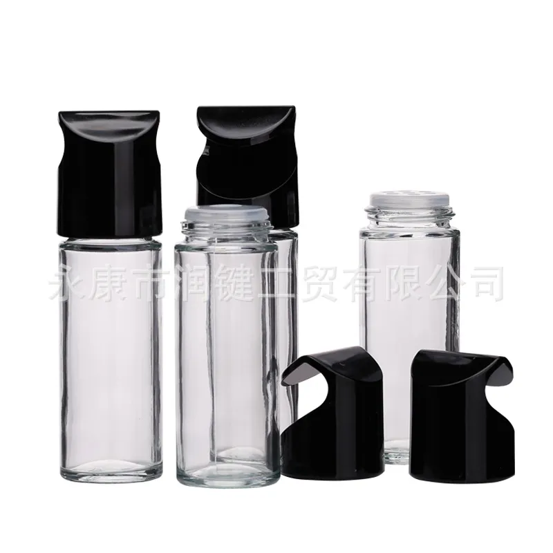 Rotating Spice Rack Organizer with Glass Spice Jars - Airtight Seasoning Container Set for Kitchen, Restaurant, and Home Use - Moisture-Proof Spice Storage Solution showcase 4