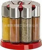 Rotating Spice Rack Organizer with Glass Spice Jars - Airtight Seasoning Container Set for Kitchen, Restaurant, and Home Use - Moisture-Proof Spice Storage Solution showcase 8