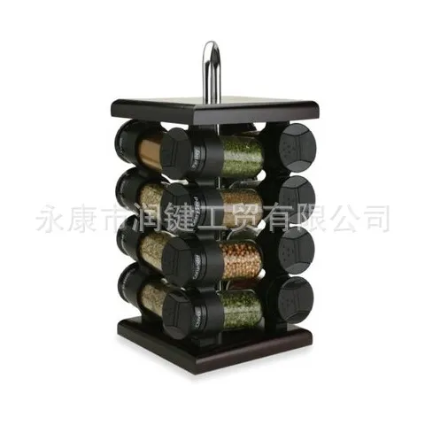 Rotating Spice Rack Organizer with Glass Spice Jars - Airtight Seasoning Container Set for Kitchen, Restaurant, and Home Use - Moisture-Proof Spice Storage Solution showcase 17