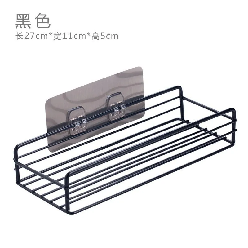 Bathroom Corner Shelf Organizer - Punch-Free Iron Storage Rack for Bathroom Utensils, Kitchen Tripod, Shower Caddy, Space Saving thumbnail 9