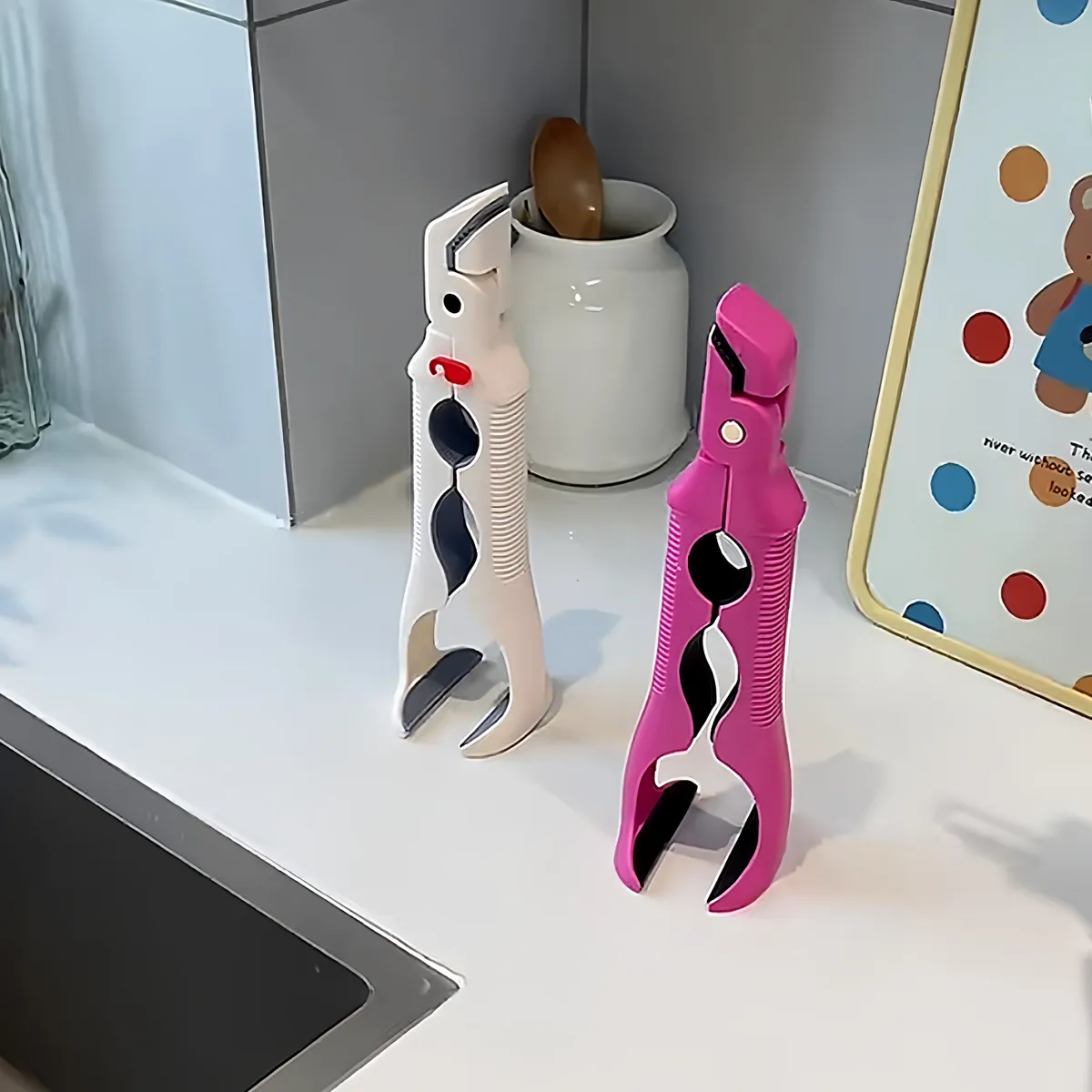 3-in-1 Anti-Scalding Kitchen Clip Set - Bowl, Plate, Dish Gripper - Heat Resistant Lifting Tool - Safe Steaming & Serving - Ghana Kitchen Essentials showcase 2
