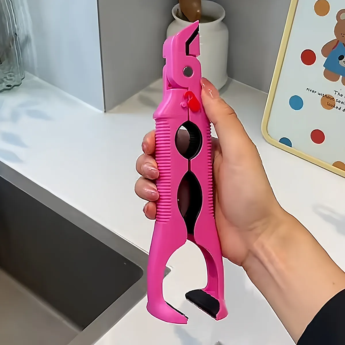 3-in-1 Anti-Scalding Kitchen Clip Set - Bowl, Plate, Dish Gripper - Heat Resistant Lifting Tool - Safe Steaming & Serving - Ghana Kitchen Essentials showcase 1